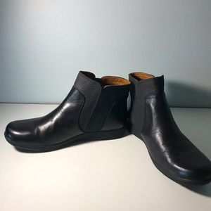 Rockport Tessie Womens Bootie Cobb Hill Collection Black Leather 8W M